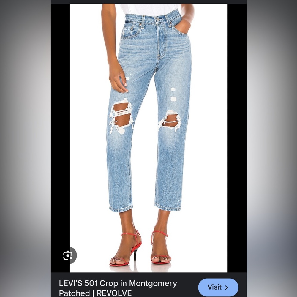 New Levi’s - 501 Crop - never worn